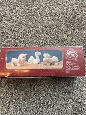 Vintage The Enesco Precious Moments Collection Cow,Donkey,And Camel Accessory... picture