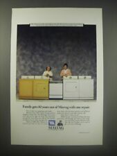 1990 Maytag Washer, Dryers and Dishwashers Ad - Family gets 82 years picture