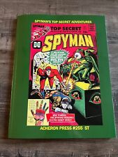 Spyman comic REPRINT LOT #1-3 PLUS UNPUBLISHED 4th ISSUE pages-RARE-James Bond picture