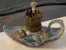 Vintage Alladin Genie Style Oil Lamp NIAGRA FALLS MADE IN JAPAN picture