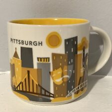 Starbucks PITTSBURGH You Are Here Collection YAH Series 14oz Coffee Mug 2014 picture