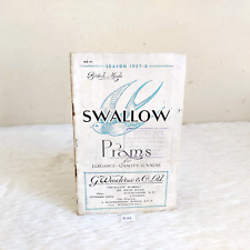 Vintage Swallow Prams Brochure Manual Guide Decorative Collectible England B122 picture