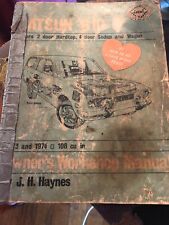1973-74 Datsun 610 Owner's Workshop Manual Covers 2 Doors & 4 Doors & S/W Haynes picture