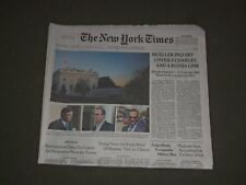 2017 OCTOBER 31 NEW YORK TIMES - MUELLER INQUIRY UNVEILS CHARGES AND RUSSIA LINK picture