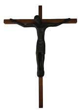 Vintage Art Deco Christ On Cross Figure Sculpture picture
