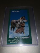 Frontier Airlines Trading Card Luna & Lilly The Wolves picture
