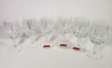 6 Poschinger Vintage Crystal Glasses Set, 6 Inches Tall picture