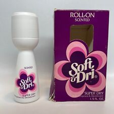 Vintage 1984  Soft & Dri Roll On Anti Perspirant Deodorant NOS Box PROP picture