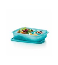 Tupperware Eco Large 1L Lunch It Divided Container Rectangular Larger Size New  picture
