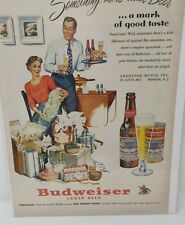 Vintage 1951 Budweiser Print Advertisement Ad picture