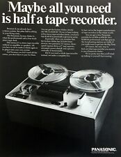 1967 Panasonic System Maker Stereo Tape Recorder photo vintage print ad picture