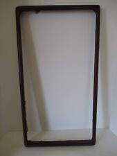 Vintage long brownish black rounded edge  wood picture frame 26