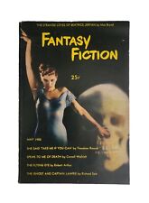 Fantasy Fiction #1 Pulp Magazine Sexy Horror Skull Cover Fine Condition Rare picture