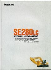 Original Samsung Model SE280LC Hydraulic Excavator Sales Brochure FBSE280LC9202 picture