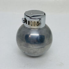Rare 1930s J.A Bagley Tabletop Lighter Push Button Round Bobble Rolling Body 10 picture