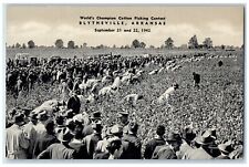 Blytheville Arkansas Postcard World Champion Cotton Picking Contest 1942 Vintage picture
