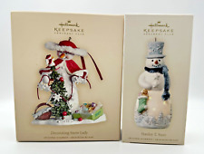 HALLMARK KEEPSAKE Ornaments - 2007 and 2008 - Lot of 2 picture