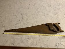 Antique Warranted Superior Eagle Stamped Hand Saw 29” picture