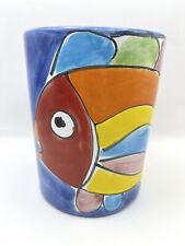Hand Painted Fish Vase picture