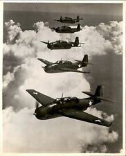 LV37 Original Photo CORSAIR BOMBERS OVER KOREA United States Military Planes picture