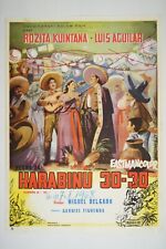 CARBINE CARABINA 30-30 Orig exYU movie poster 1958 ROSITA QUINTANA LUIS AGUILAR picture