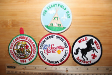 Vintage 1979 - 1984 Boy Scouts of America BSA Patches lot of 4 picture