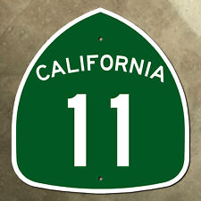 California Pasadena Arroyo Seco state route 11 highway marker 1964 road sign 18