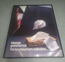 Kleenex Tissues French Canadian 1982 Print Ad Framed 8.5x11  picture