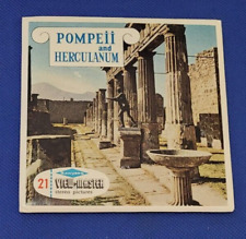 C057 E The Ruins of Pompeii and Herculanum Italy view-master 3 Reels Packet set picture