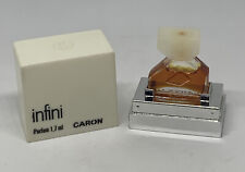 Vintage NIB Caron Infinity Parfum 1.7 ml. Travel Size New In Plastic Box France picture