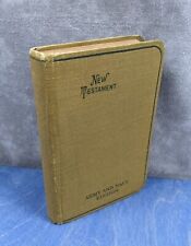 Vintage 1917 Pocket Bible WW1 Army Navy Edition New Testament Soldiers Rolla ND picture