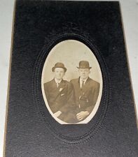 Antique North American Men, Bowler Hats & Suits Montreal, Canada Cabinet Photo picture