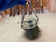 ORIGINAL WWII GERMAN COLLAPSIBLE FOLDABLE WATER CARRY BUCKET picture