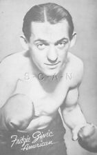 Org Boxer Sports Mutoscope Arcade Exhibit Card- Fritzie Zivic American picture