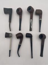 Vintage Tobacco Pipes Lot Of 8 Signed - Smoking Pipes picture