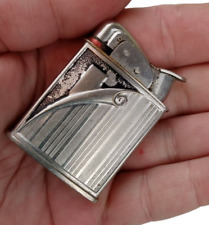 Vintage EVANS Silvertone Art Deco Cigarette Lighter picture