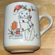 NEW Spectrum Designz Feline Cat Kitty Holiday Christmas Mug 18 Oz picture