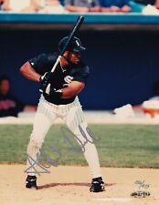 Albert Belle UDA COA Upper Deck SIGNED 8x10 PHOTO Chicago White Sox AUTOGRAPHED picture