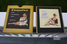 Esquire Desk Calendar 1957 Complete 12 Month Pinup Vintage Girl Never Used picture