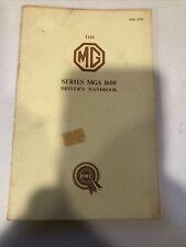 The MG Series MGA 1600 Drivers Handbook picture