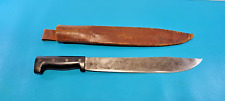 Rare WWII Collins Legitimus No 354 Double Stamp 222 Bowie Knife + Sheath No 15 picture