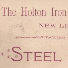 1896 The Holton Iron And Steel Roofing Co V Edge Corrugated New Lisbon Ohio picture