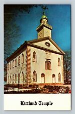 Kirtland OH-Ohio Latter Day Saints First Temple, Kirtland Temple Chrome Postcard picture
