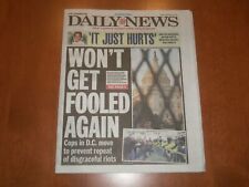 2021 SEPTEMBER 17 NEW YORK DAILY NEWS NEWSPAPER - D.C. COPS MOVE TO PREVENT RIOT picture