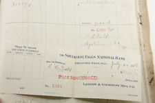 1918 Lamson Goodnow Check Register #1001 - #1500 5/14 - 8/23/1918 Ephemera N300 picture