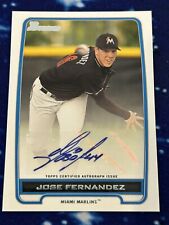 2012 BOWMAN JOSE FERNANDEZ ROOKIE CARD AUTO RC #BPA-JF picture