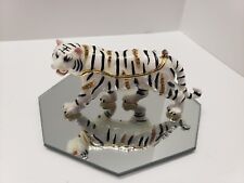 White Tiger Jeweled Trinket Box  picture