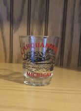 Vintage Upper Tahquamenon Falls Michigan Shot Glass Barware Collectible picture