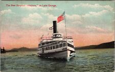 New Steamer Horicon On Lake George Vintage Souvenir Postcard picture