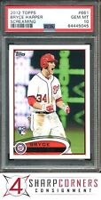 2012 TOPPS #661 BRYCE HARPER RC SCREAMING PSA 10 picture